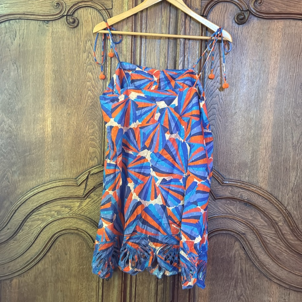 Farm Rio x Anthropologie Tie-Strap Shift Mini Dress - Picture 9 of 13